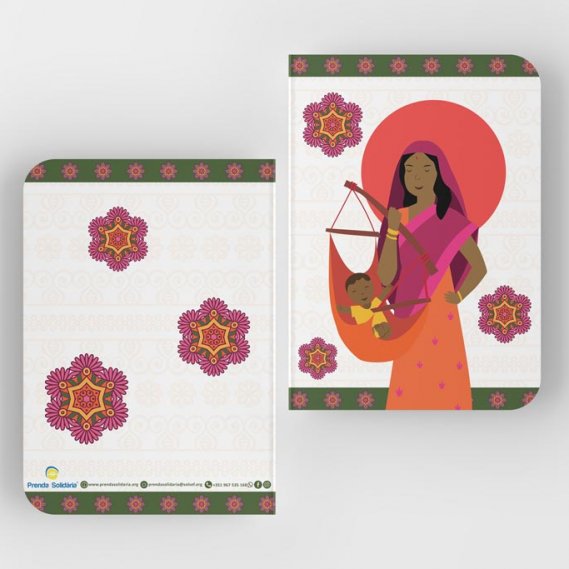 Caderno - Colo de Mãe | Índia