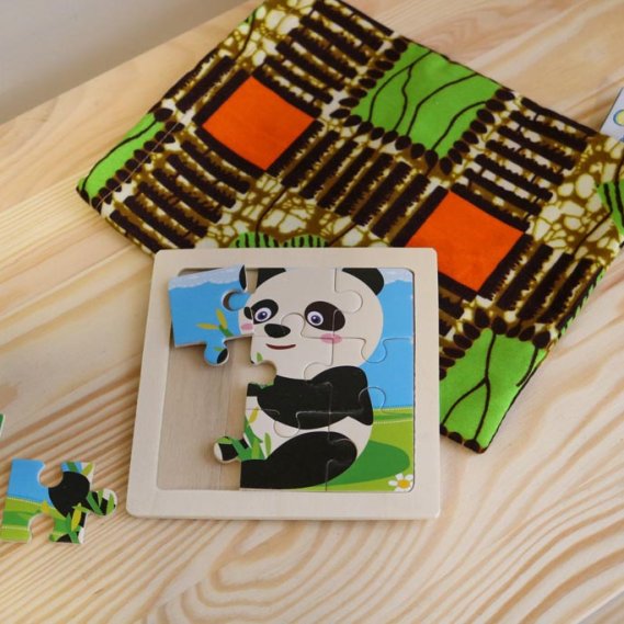 Puzzle de Madeira Panda
